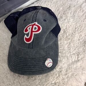 American Needle Kids Navy and Red Cap